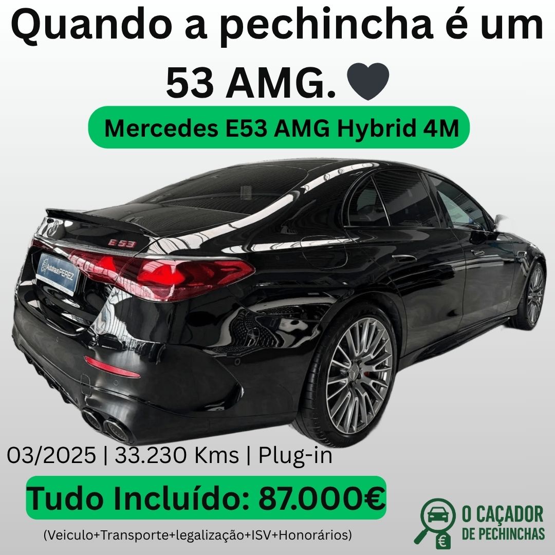 Mercedes E53 AMG Hybrid 4MATIC — Vista principal